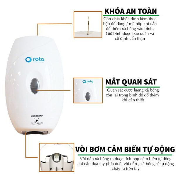 Đặc điểm hộp đựng xà bông roto811 - Paper.vn