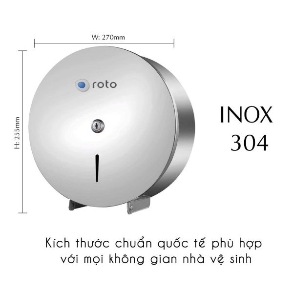 Chất liệu hộp đựng giấy cuộn lớn RT5822I - Paper.vn