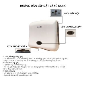 Hướng dẫn sử dụng hộp đựng giấy lau tay roto1280-paper.vn