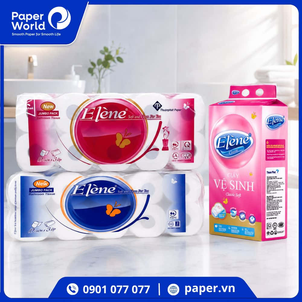 Giấy vệ sinh Elene