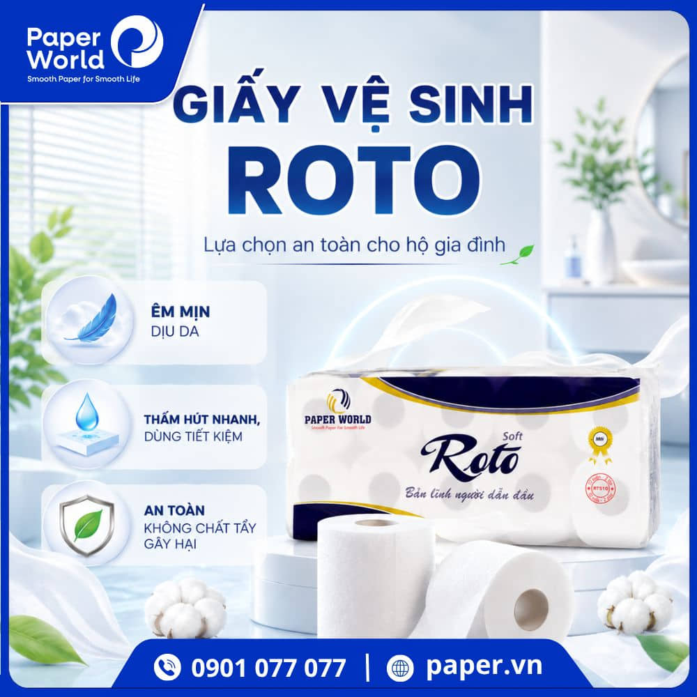 Giấy vệ sinh Roto