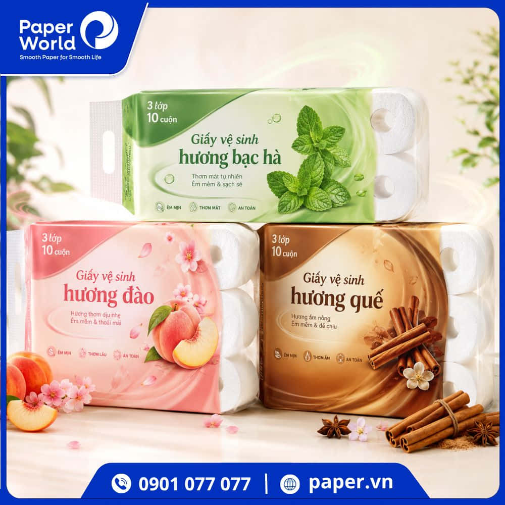 Giấy vệ sinh có hương thơm