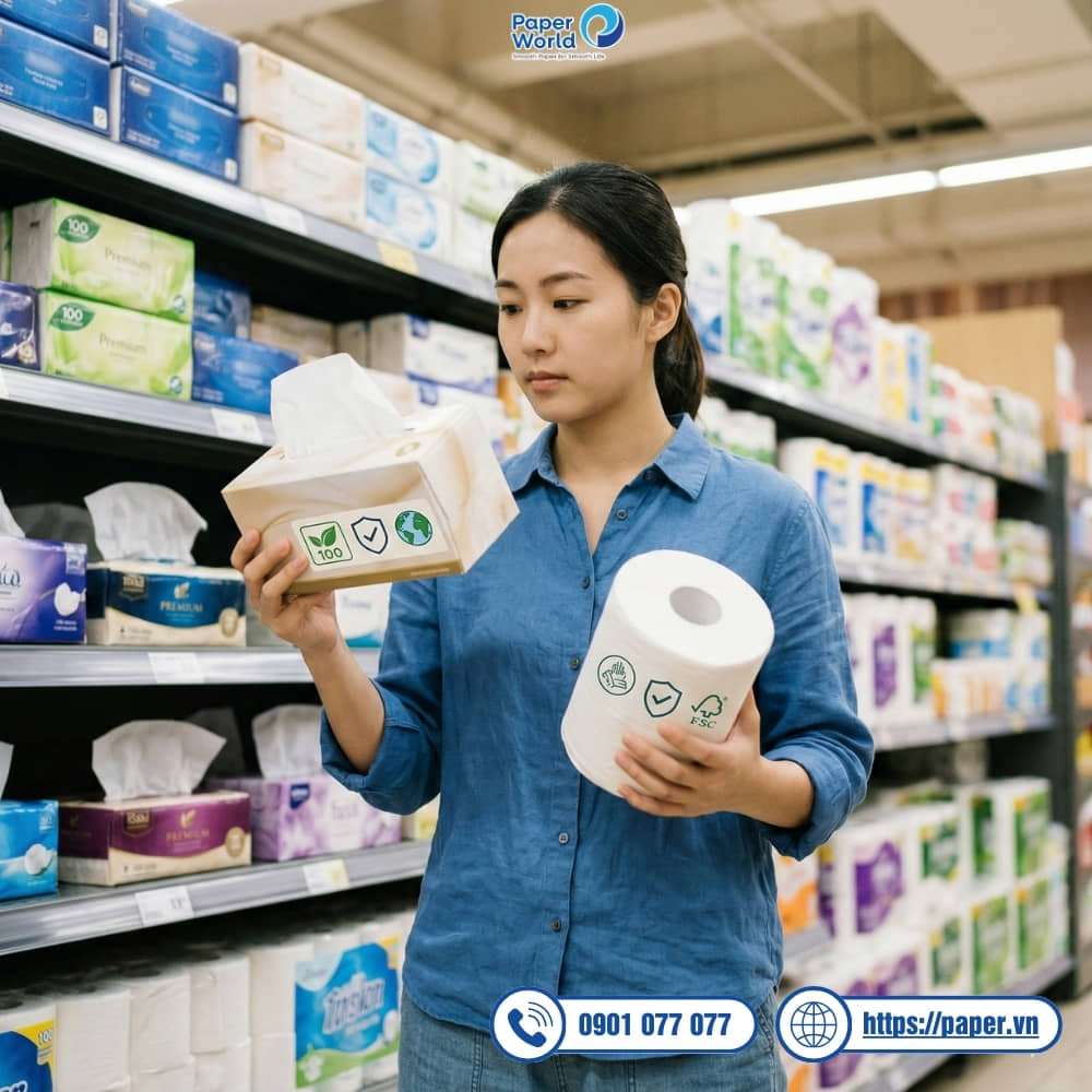 Cách lựa chọn giấy ăn và giấy vệ sinh thông minh