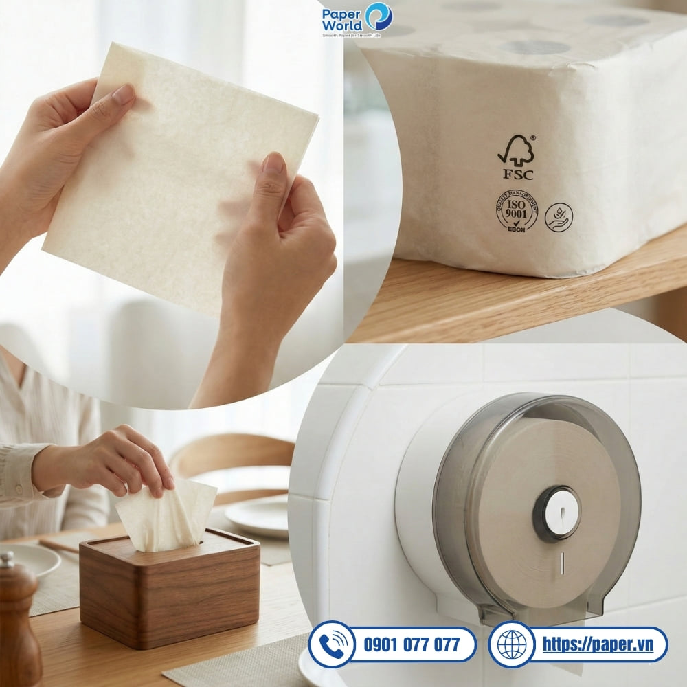 Cách chọn mua và sử dụng giấy ăn và giấy vệ sinh thông minh