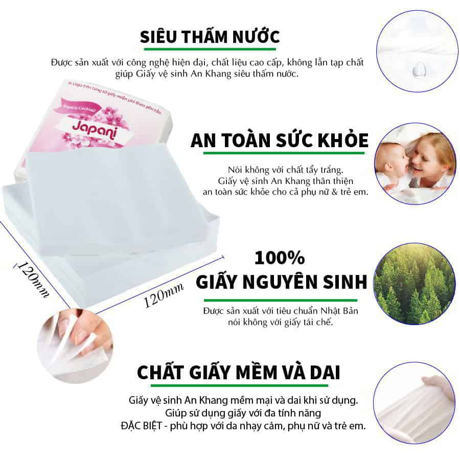 Đặc điểm của khăn giấy lụa cao cấp JP108-Paper.vn