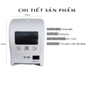 Chi tiết sản phẩm máy cắt giấy tự động roto1430-paper.vn