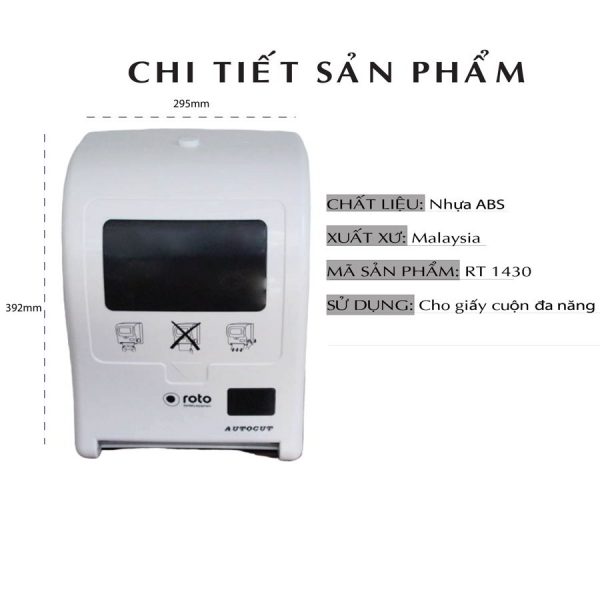 Chi tiết sản phẩm máy cắt giấy tự động roto1430-paper.vn