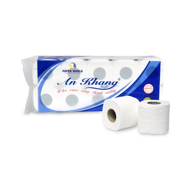 Giấy vệ sinh cuộn nhỏ An Khang Soft10