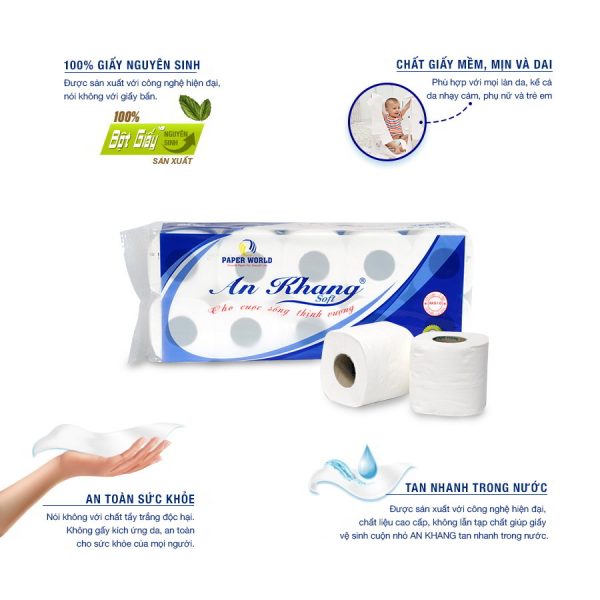 Lợi ích khi sử dụng giấy vệ sinh cuộn nhỏ AKS10