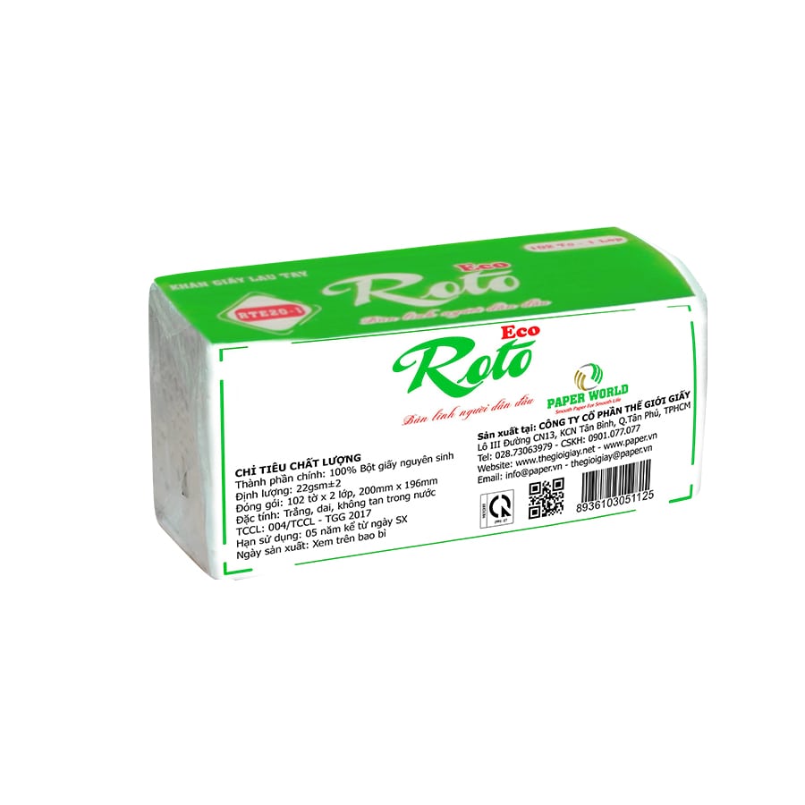 Cung cấp giấy lau tay roto eco20-1-Paper.vn