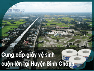 Cung cấp giấy vệ sinh cuộn lớn tại Huyện Bình Chánh
