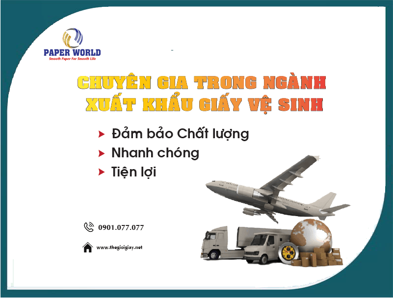 Chuyên gia trong ngnành xuất khẩu giấy vệ sinh