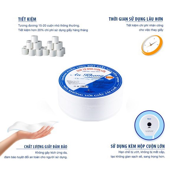 Lợi ích khi dùng giấy cuộn lớn AKC600