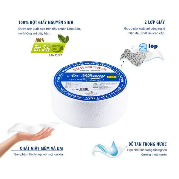 Đặc điểm giấy cuộn lớn AKC500