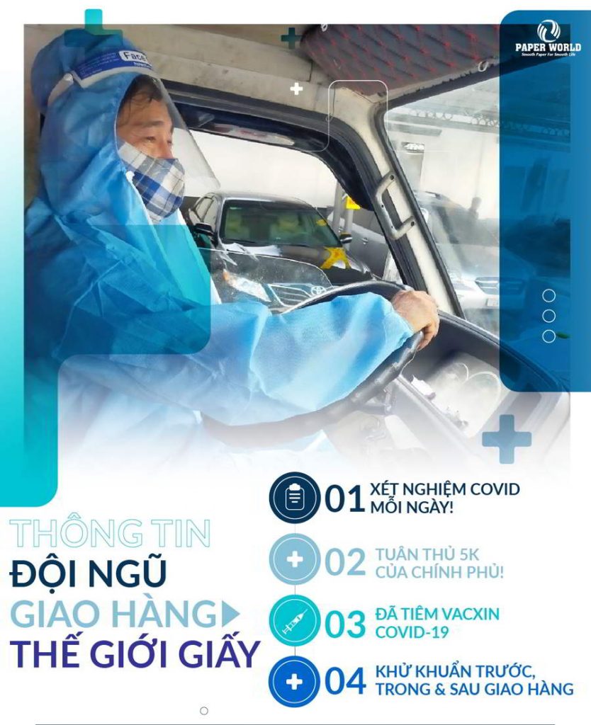Đội ngũ giao hàng đảm bảo 5K an toàn mùa dịch