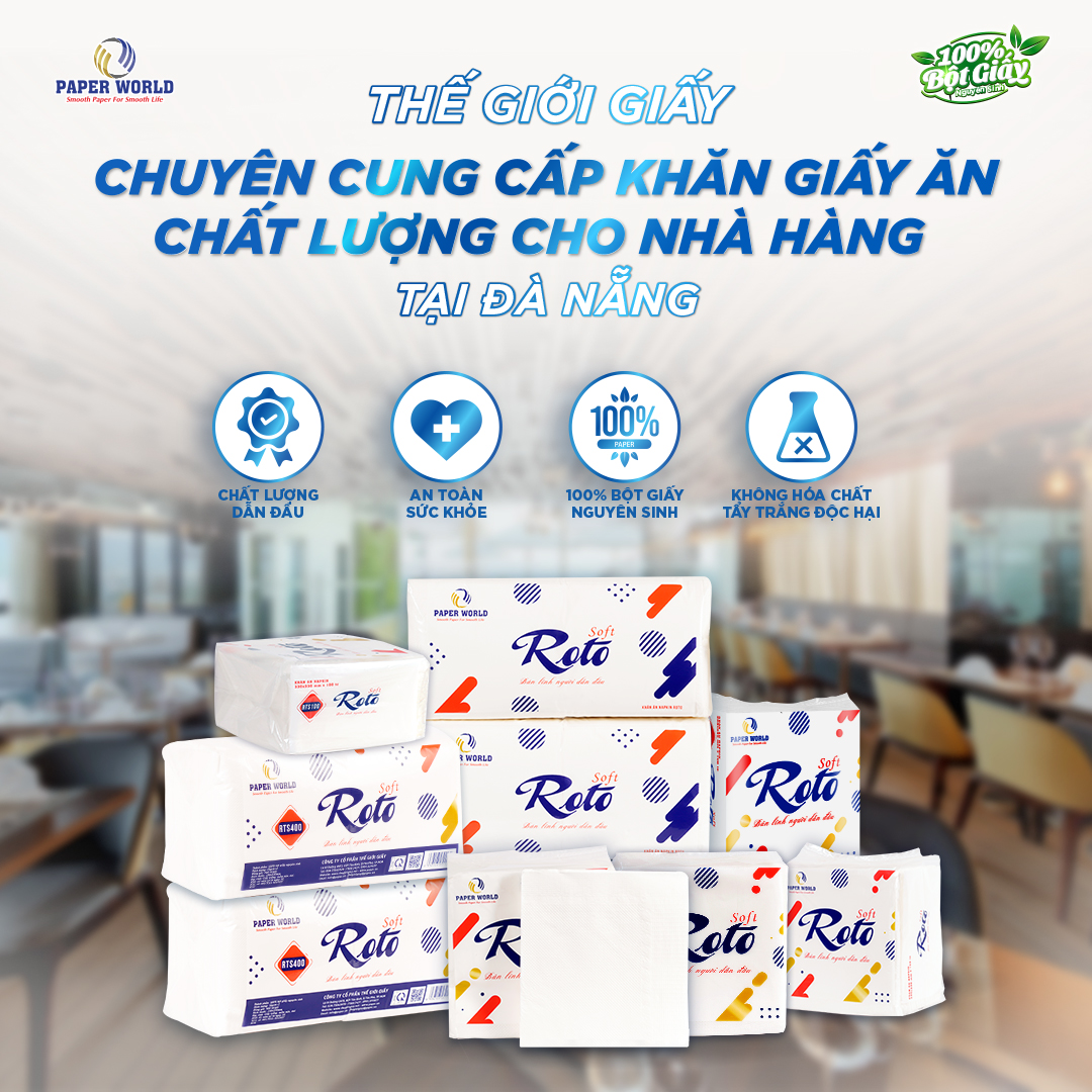 TGG chuyên cung cấp khăn giấy ăn chất lượng tại Đà Nẵng