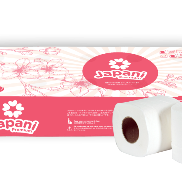 Giấy vệ sinh cuộn nhỏ cao cấp Japani Premium 10 (JPP10)