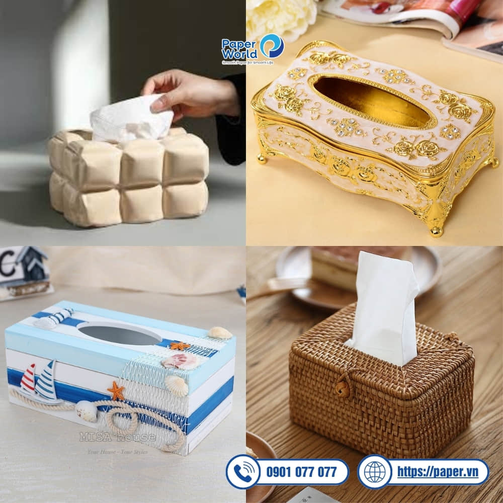 Các mẫu hộp đựng giấy độc lạ cho gia đình