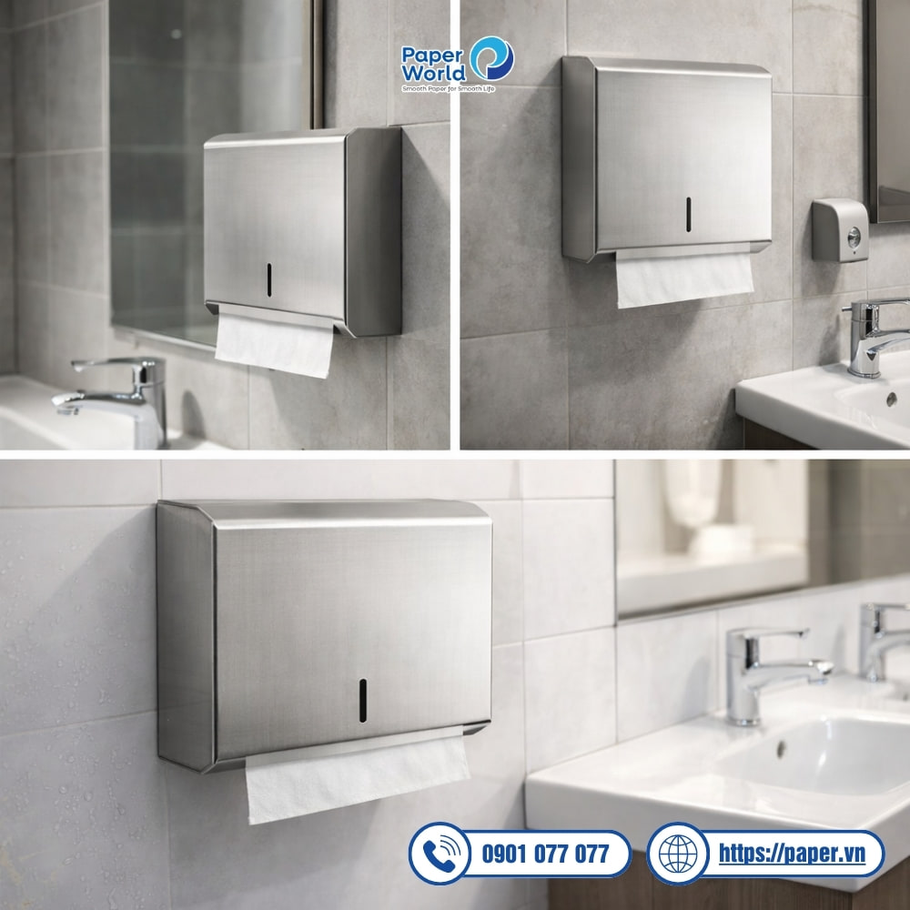 Hộp đựng khăn giấy cho nhà vệ sinh Roto1220I
