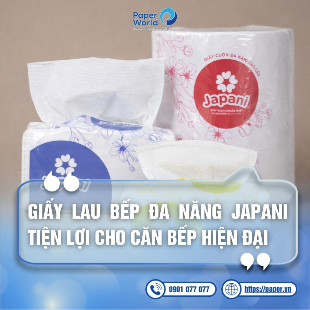 Giấy lau bếp đa năng Japani