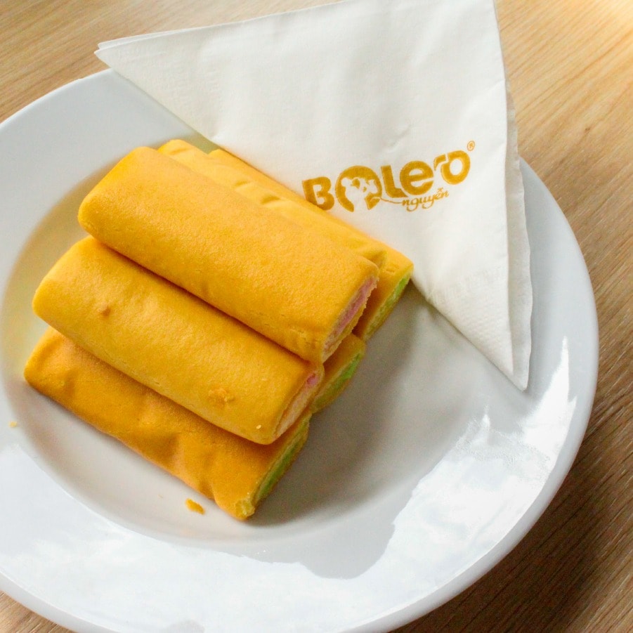 In logo miễn phí trên khăn giấy nhà hàng Bolero