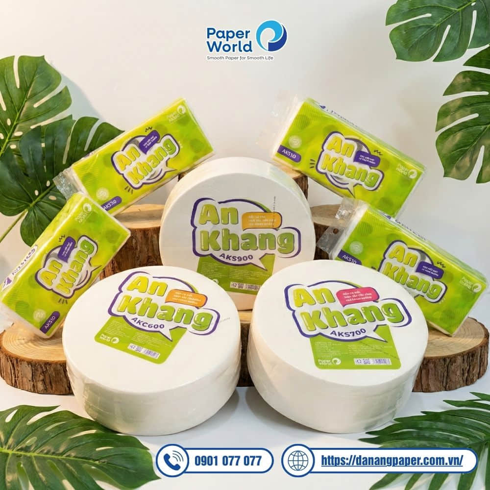 Cuộn giấy vệ sinh An Khang