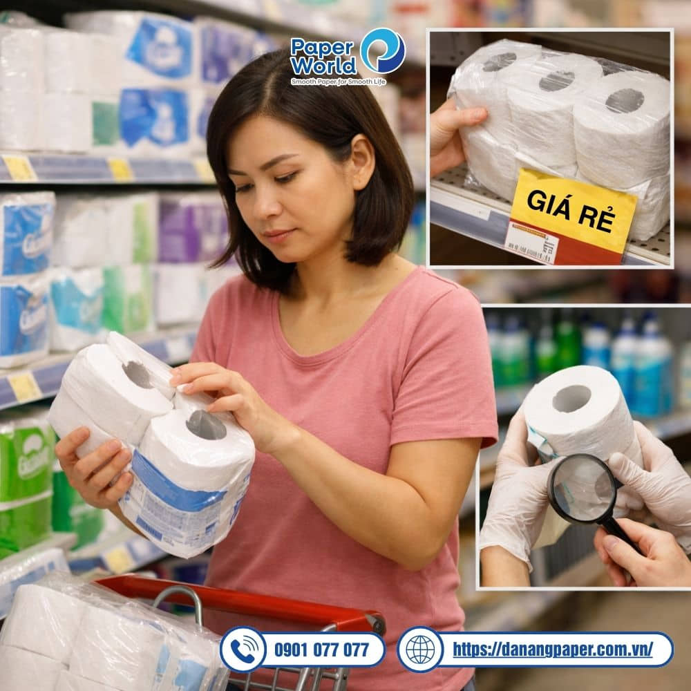 Những sai lầm khi mua cuộn giấy vệ sinh