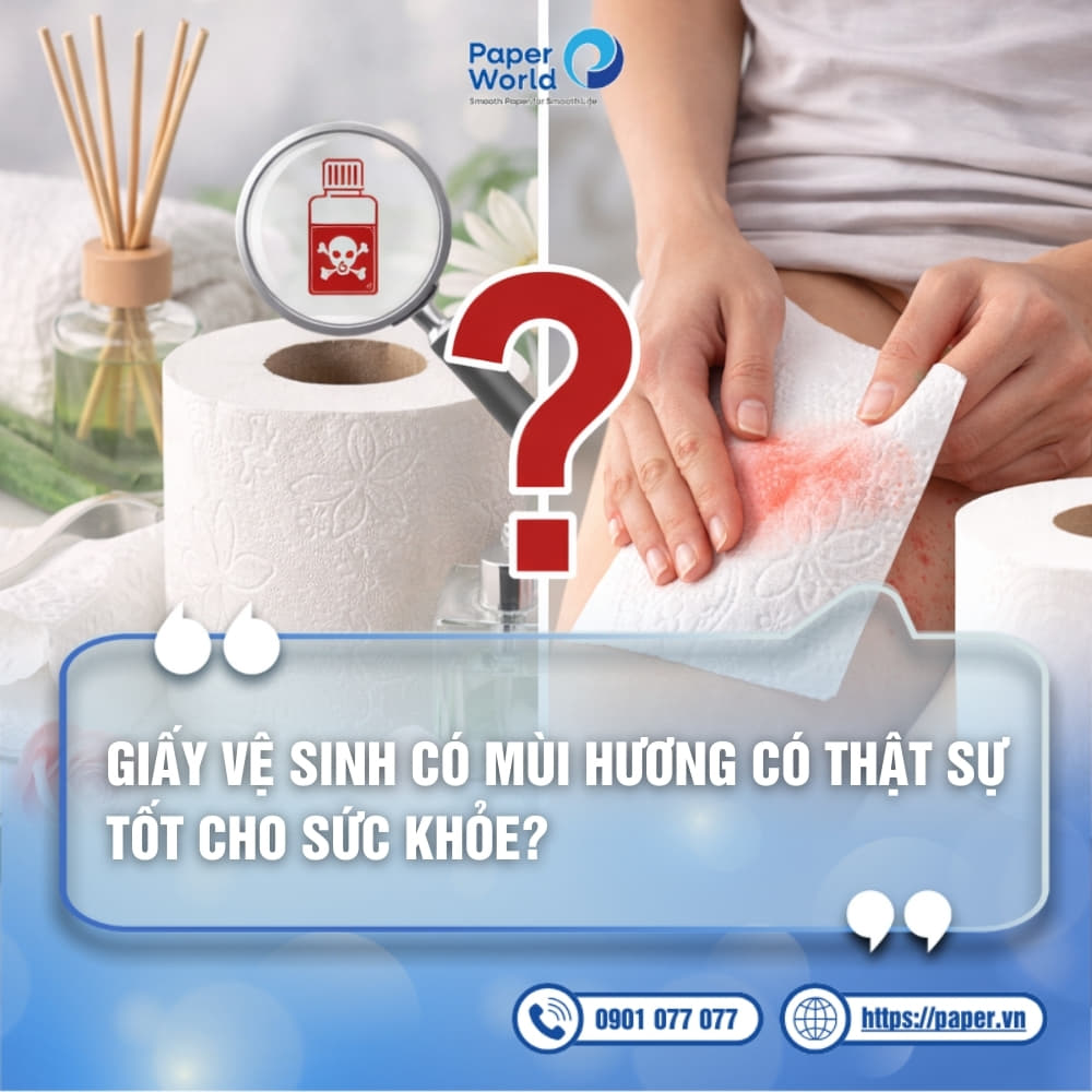 Giấy vệ sinh có mùi hương