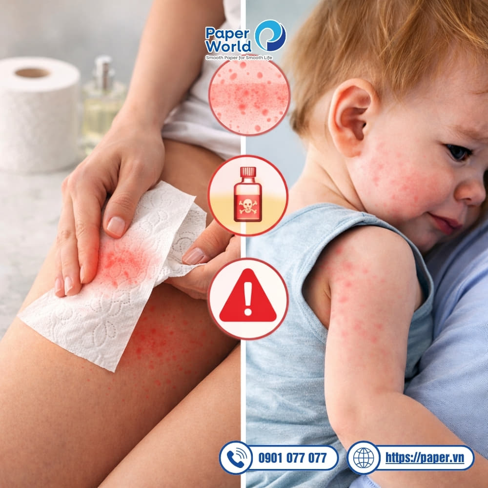 Tác hại của giấy vệ sinh có mùi hương