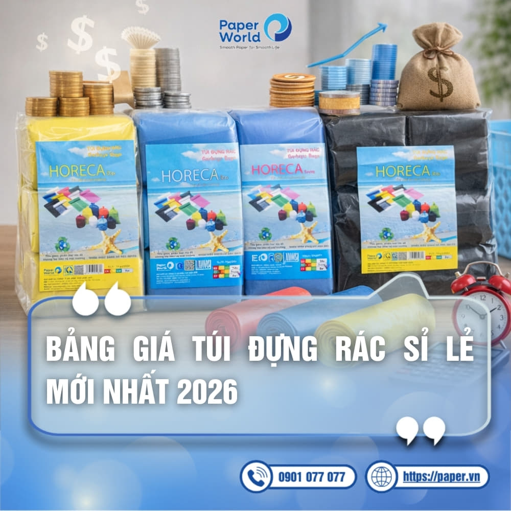 Bảng giá túi đựng rác sỉ lẻ mới nhất