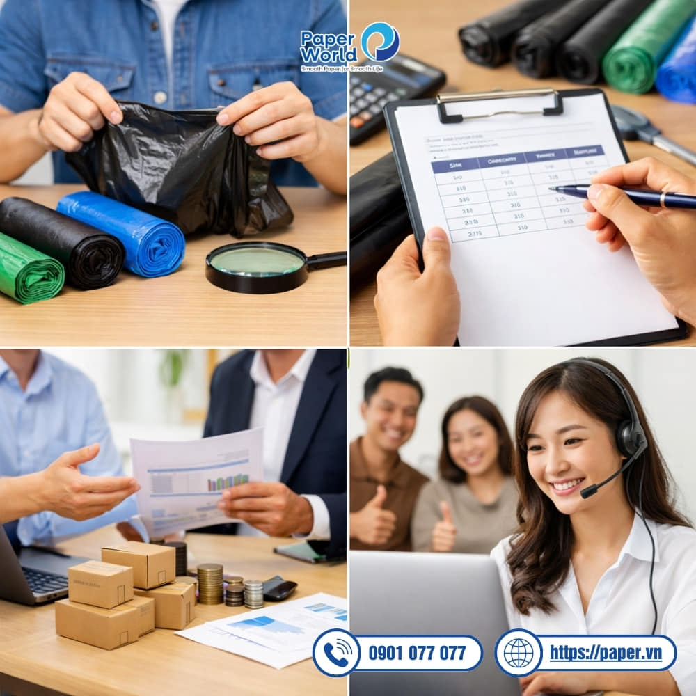 Trước khi lựa chọn mua túi đựng rác ở đâu, bạn cần lưu ý các vấn đề trên để chọn đúng đơn vị hợp tác uy tín