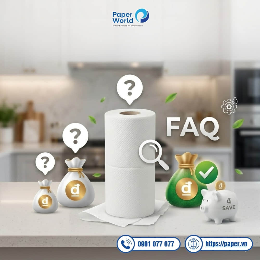 Câu hỏi về giá giấy lau bếp (FAQ)