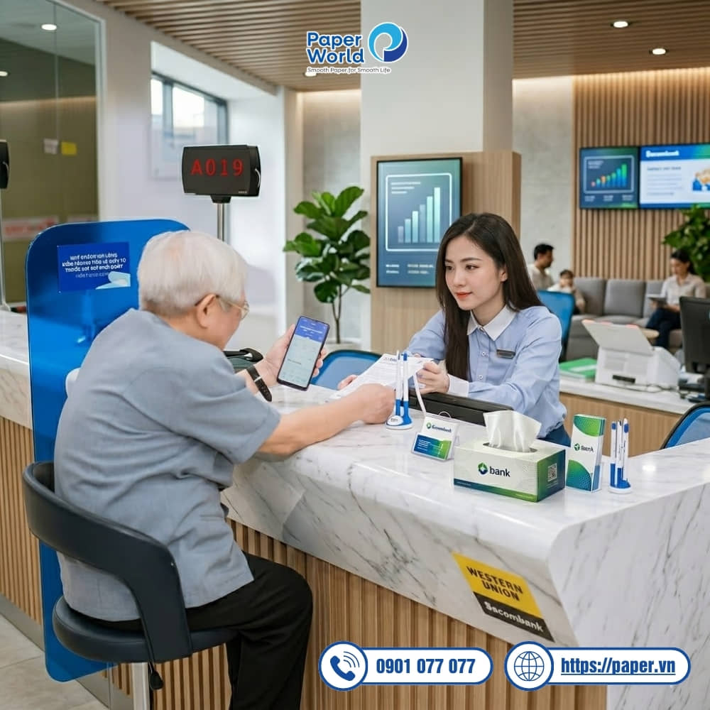Lợi ích của hộp khăn giấy thương hiệu ngân hàng