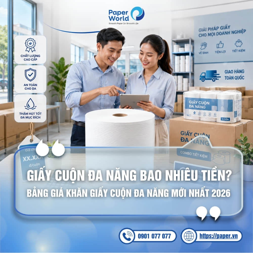 Giấy cuộn đa năng bao nhiêu tiền? Bảng giá giấy cuộn đa năng