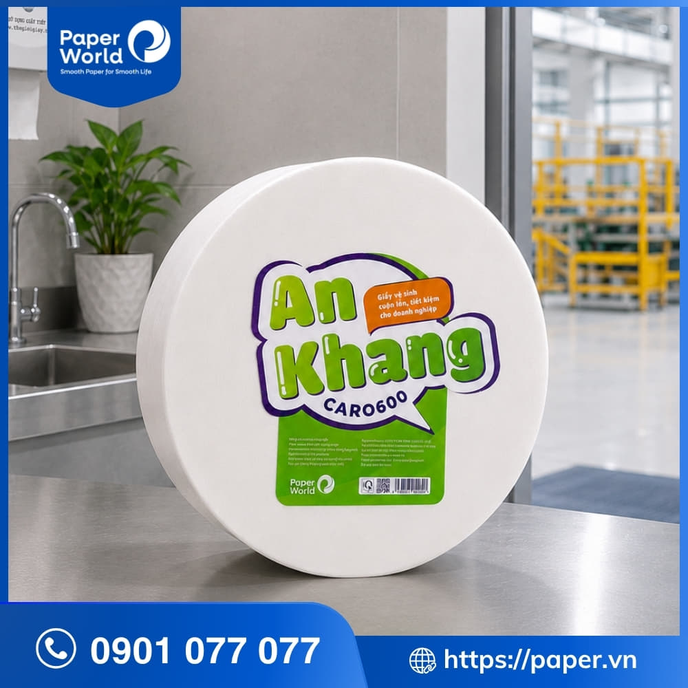 Giấy cuộn công nghiệp An Khang Caro600 - AKC600