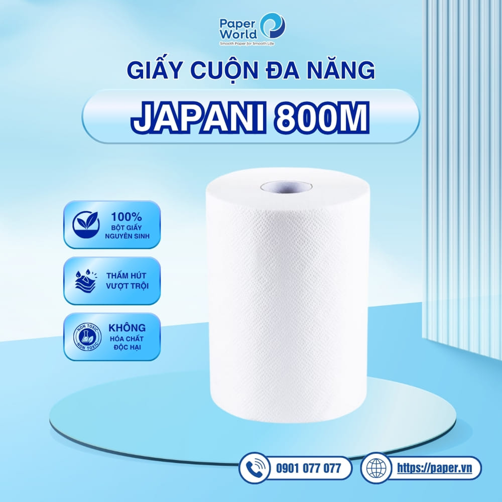 Giấy cuộn đa năng Japani 800M