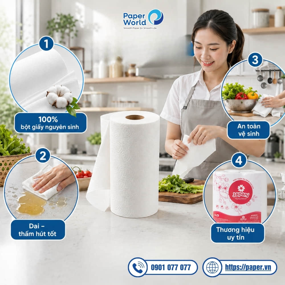 Lưu ý khi mua giấy cuộn đa năng