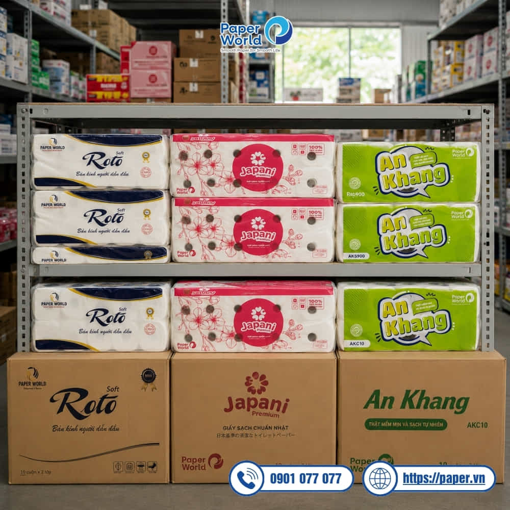 Nguồn sỉ giấy vệ sinh ổn định số lượng lớn