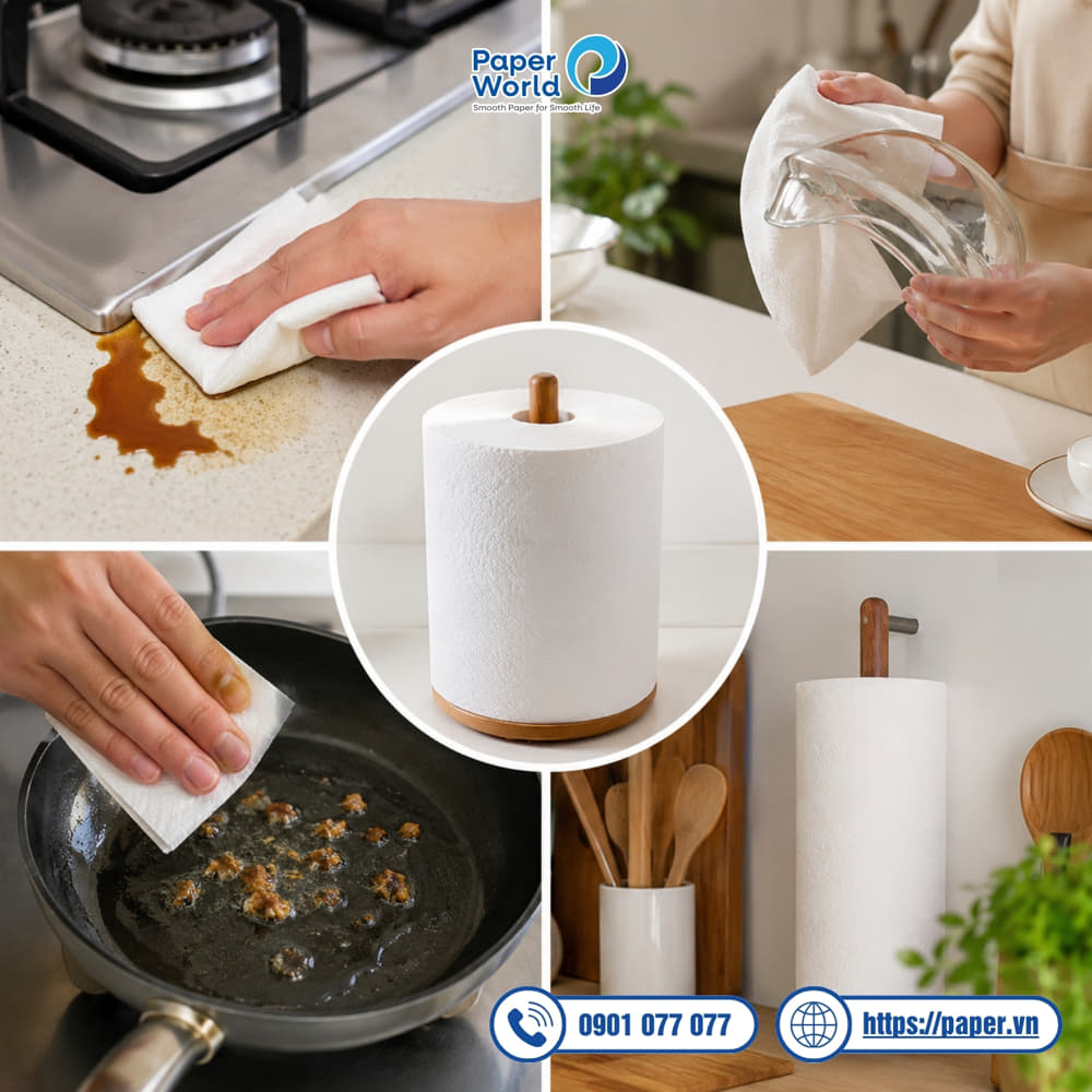 Ứng dụng của giấy cuộn đa năng