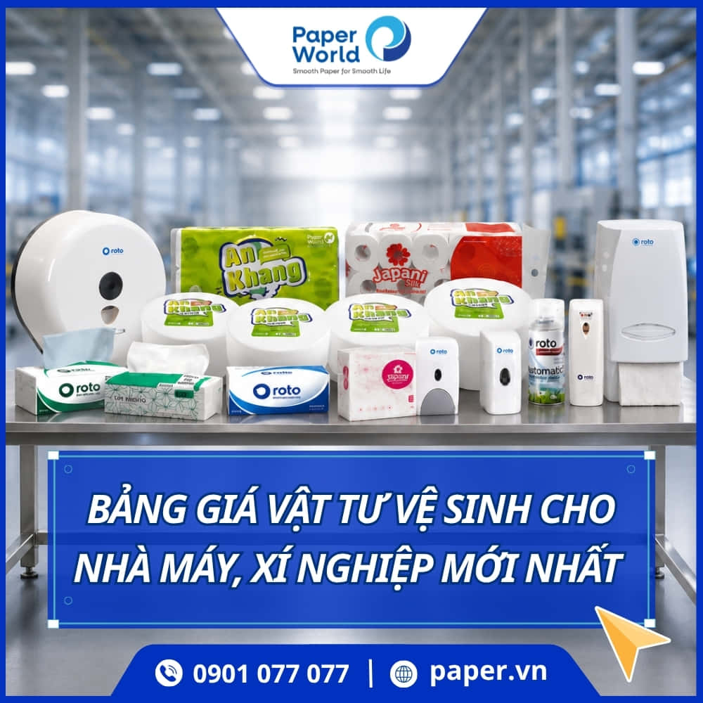 Bảng giá vật tư vệ sinh