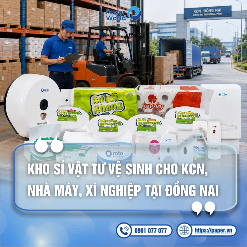 Kho sỉ vật tư vệ sinh tiêu hao tại Đồng Nai
