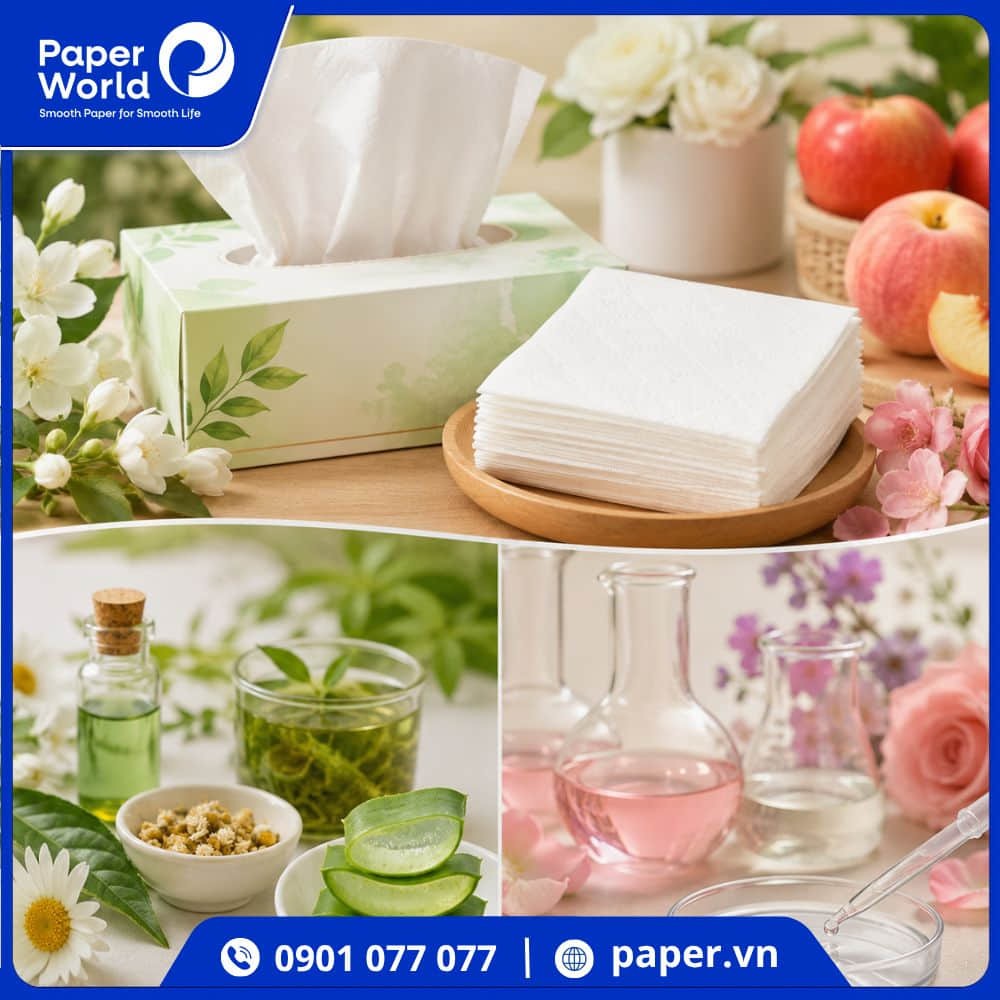 Nguồn gốc của mùi thơm trên khăn giấy ăn