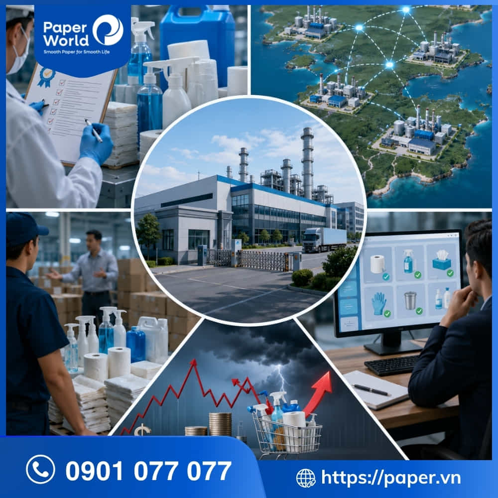 Thách thức nguồn cung vật tư vệ sinh tại Vũng Tàu