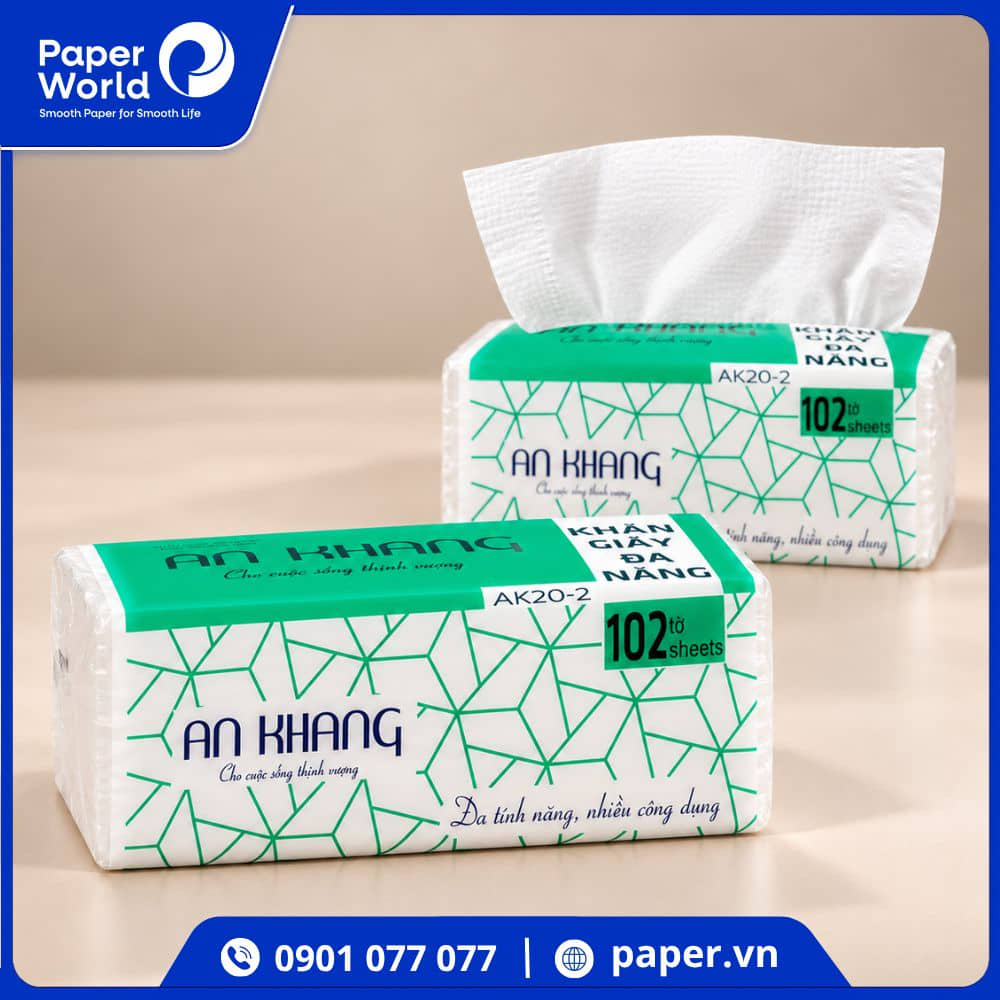 Cung cấp khăn giấy lau tay An Khang 20-2