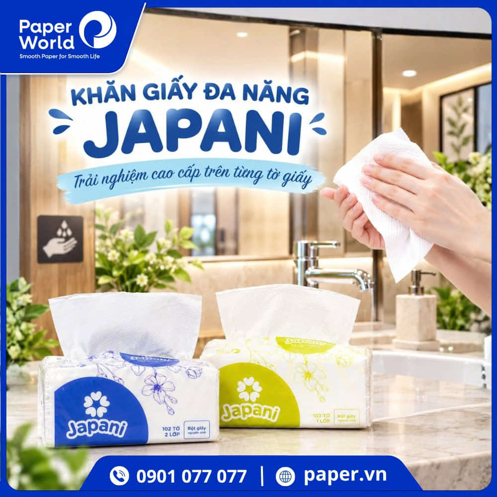 Khăn giấy lau tay Japani