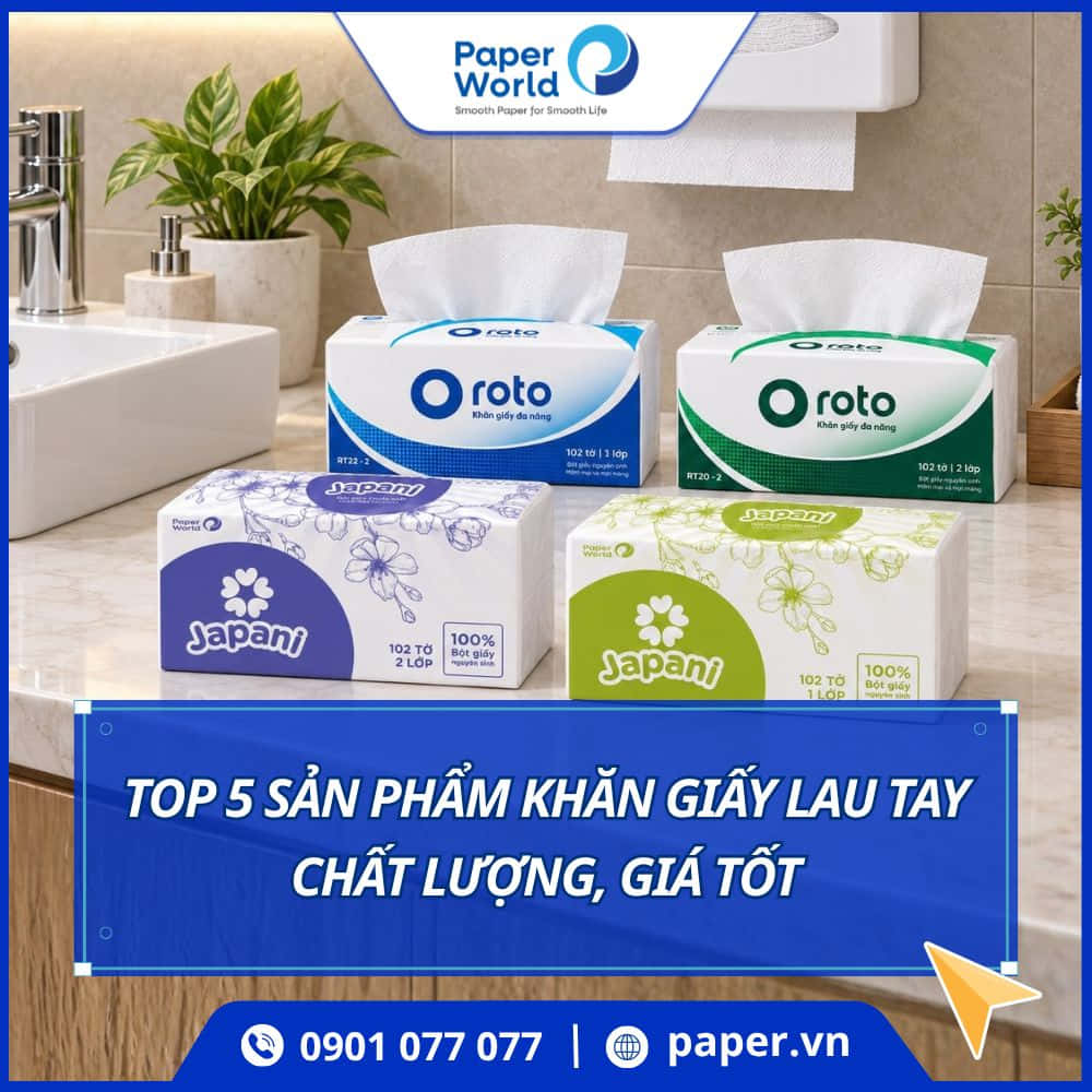Khăn giấy lau tay