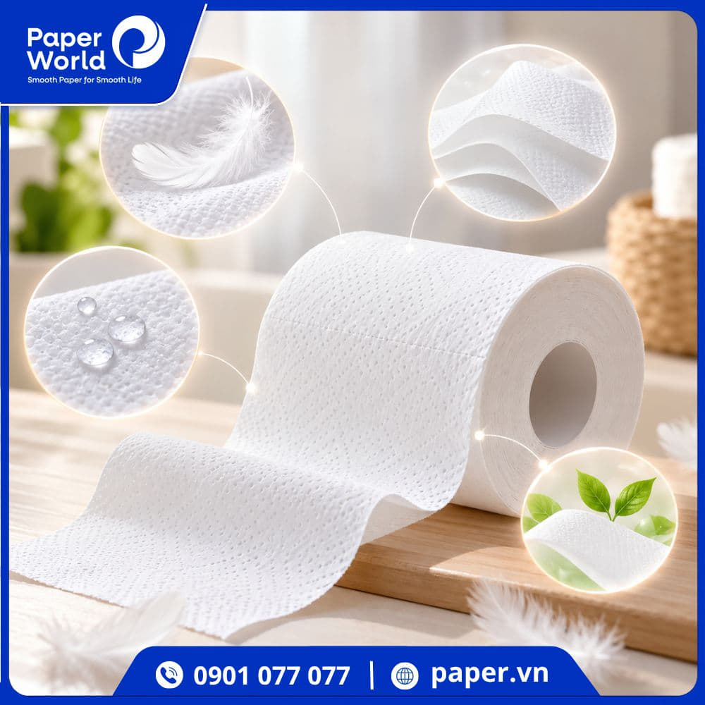 Giấy vệ sinh an toàn cho vùng kín