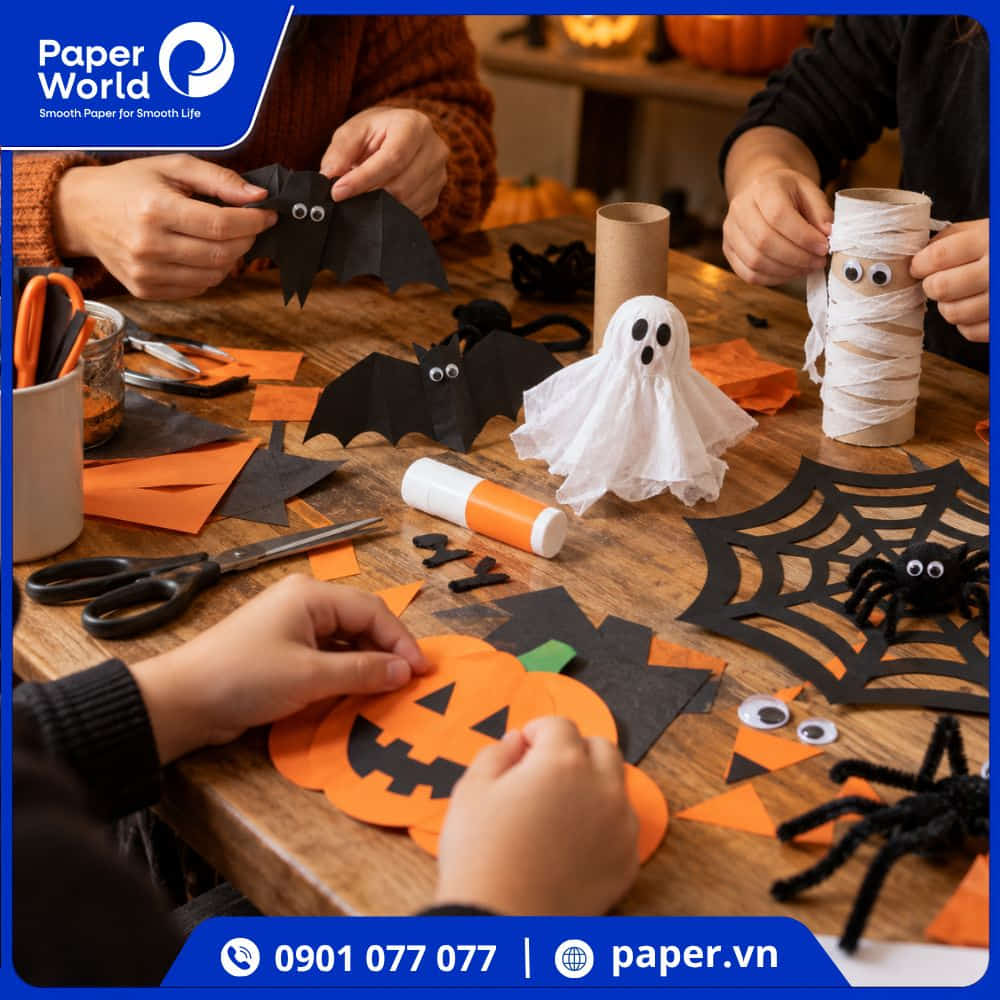 Làm đồ thủ công handmade trang trí Halloween