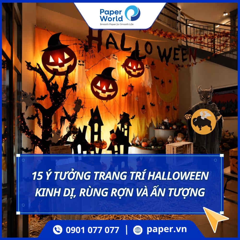 Ý tưởng trang trí Halloween kinh dị